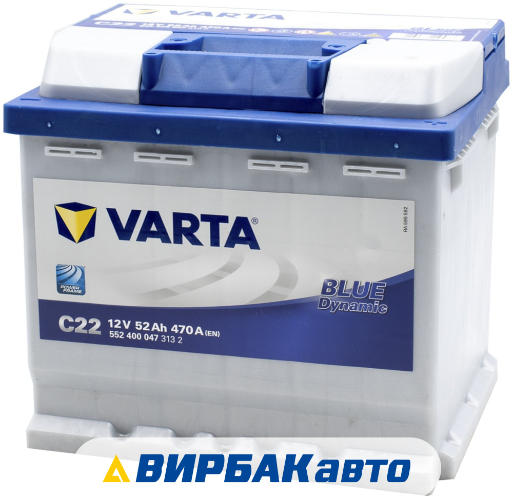 Аккумулятор VARTA Blue Dynamic D24: обзор аккумулятора 